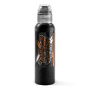 World Famous Tattoo Ink - Outlining Black Tattoo Ink - Professional Tattoo Ink & Tattoo Supplies - Skin-Safe Permanent Tattooing in Bold Shades - Vegan & Non-Toxic (4 oz) WORLD FAMOUS TATTOO INK