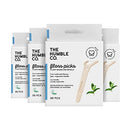 The Humble Co. Natural Dental Floss Picks (200 Count) - Vegan, Eco Friendly, Sustainable Dental Flossers with Grip Handle, Zero Waste Plaque Remover for Oral Care with a Fresh Feel (Mint) The Humble Co.