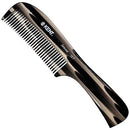 Kent 10T Graphite Finish, Large Hair Detangling Comb, Wide Teeth for Thick Curly Wavy Hair. Long Hair Detangler Comb For Wet and Dry. Saw-Cut from Cellulose and Hand Polished, Handmade in England KENT