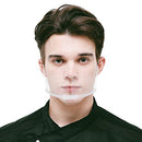 STOCK IN USA [5pcs] Multi-Purposes Premium version of Reusable, Breathable, Extended and Larger Transparent Anti-Fog Mask(Over the Nose Design) for Restaurant, Hair Salon, Nail shop EZ MEDICLEAN