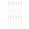 GETi Beauty Liquid Dispenser Pump - 12 Pack Teardrop Ribbed Collar - Lotion, Liquid, Soap, Disinfectant, Shampoo and Conditioner Bottles Ideal for Home or Office Use 28/410 2cc output. Geti Beauty