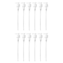 GETi Small 2cc Discharge Pump Dispenser- 12 Pack Teardrop - Lotion, Liquid, Soap, Hand Sanitizer - Fits Liter Shampoo - Conditioner Jugs - Ideal for Home or Office - Size 28/410 Geti Beauty