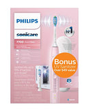 Philips Sonicare ExpertClean 7700 Rechargeable Electric Toothbrush with Bluetooth & UV Sanitizer, HX9630/17, Pink PHILIPS