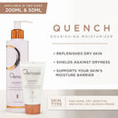 OSMOSIS QUENCH Daily Hydrating Facial Moisturizer Face Lotion with Jojoba Oil, Shea Butter, and Hyaluronic Acid, For Dry To Normal Skin Infinity Warehouse