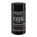 Toppik Hair Building Fibers, Dark Brown | Fill In Fine or Thinning Hair | Instantly Thicker, Fuller Looking Hair | 9 Shades for Men & Women, 0.11 Ounce TOPPIK