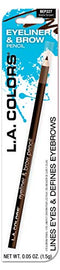 L.A. Colors 7" Eyeliner & Brow Pencil, Black Brown, 1 Ounce L.A. COLORS Store