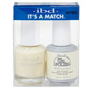 IBD It's A Match Duo Soft White 307BD, Nail Lacquer and Gel Polish, 1 Set IBD