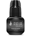 Extra Strong Eyelash Extension Glue - Stacy Lash (0.17fl.oz / 5ml) / 0.5-1 Sec Drying time/Retention – 7 Weeks/Maximum Bonding Power/Professional Use Only Black Adhesive/for Semi-Permanent Extensions STACY LASH