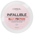 L'Oreal Paris Infallible Blur-fection Longwear Loose Setting Powder, Blurring Face Powder With Up to 24HRs of Wear, Brightening Light Pink, 1 Kit Infinity Warehouse