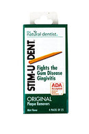 Stim-U-Dent Plaque Removers, Mint Flavor, 4 Packs of 25 (100 Picks) Johnson & Johnson