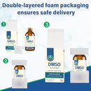 2PC DMSO Pharma Grade 99.9% in Amber Glass Bottle, 8 fl oz Infinity Warehouse