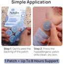 DUORI NAD+ Patch - Healthy Aging - NMNH - Resveratrol - CoQ10 - Lion's Mane - NAD+ - Vegan Daily Patch - 30 Patches Infinity Warehouse