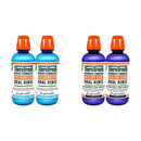 TheraBreath Fresh Breath Oral Rinse, ICY Mint, 16 Ounce Bottle (Pack of 2) and 24 Hour Healthy Gums Periodontist Formulated Oral Rinse, 16 Ounce (Pack of 2) TheraBreath
