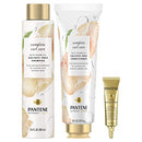 Pantene Sulfate Free Shampoo and Conditioner Plus Hair Mask Rescue Shot Treatment, with Jojoba Oil for Curly Hair, Nutrient Blends Complete Curl Care Pantene