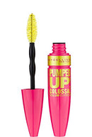 Maybelline Volum' Express Pumped Up Colossal Mascara, Washable Formula Infused with Collagen for Up To 16x Lash Volume, Classic Black, 1 Count Maybelline New York