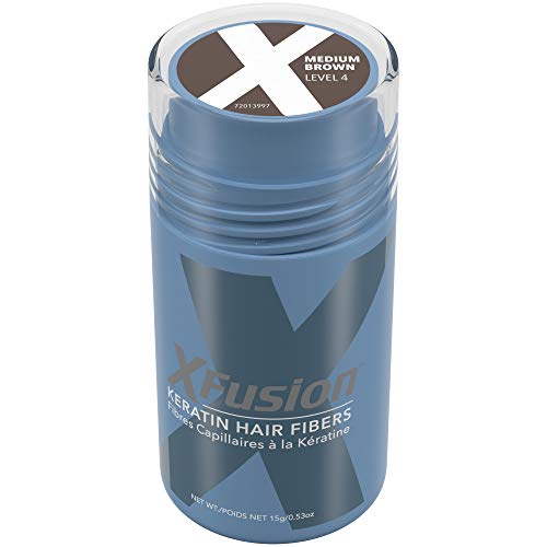 XFusion Keratin Hair Fibers - Medium Brown (15g) XFusion