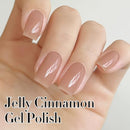 Double Rhythm Translucent Gel Polish Sheer Neutral Natural Light Milky Same Color Same Bottle 15ML Jelly UV Polish Nail Art DIY at Home (Jelly Nude Brown-A1492) Infinity Warehouse