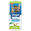 Orajel Kids Paw Patrol Fluoride-Free Training Toothpaste, Natural Fruity Fun Flavor,