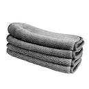 Eurow Makeup Removal Cleaning Cloth, 8 by 8 Inches, Gray, Pack of 4 Eurow
