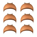 Wig Caps, IKOCO 6 Pcs Nylon Stocking Caps for Wigs Strenchy Wig Caps for Women (Brown) IKOCO Store
