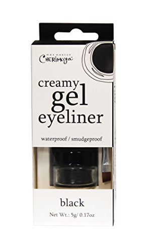 Max Makeup Cherimoya Creamy Gel Eyeliner, Black and White Max Makeup Cherimoya