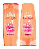 L'Oreal Paris Elvive - Dream Lengths - Restoring Shampoo & Super Detangler Conditioner Set - One Set L'Oréal