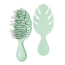 Wet Brush, Go Mini Detangler Detangling Travel Hair UltraSoft IntelliFlex Bristles Glide Through Tangles with Ease Gently Loosens Knots While Minimizing Pain Split Ends ad Breakage, Green Wet Brush