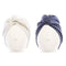 AQUIS - Original Hair Turbans, Set of 2, Perfect Hands-Free Microfiber Hair Drying, White and Dark Grey AQUIS
