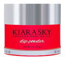 Kiara Sky Dip Powder. Red Hot Glo Long-Lasting and Lightweight Nail Dipping Powder. (1 Ounce) Kiara Sky