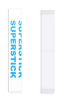 Walker Tape Co. Stick Tape Straight Strips by Walker, 36 pcs (1/2 in x 3 in) clear Walker Tape Co.