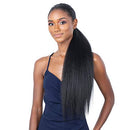Organique Mastermix Synthetic Pony Pro Wrap Around Ponytail - NATURAL YAKY 24" (1B Off Black) Organique Mastermix