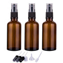 2oz Amber Glass Spray Bottles for Essential Oils, Small Empty Spray Bottle, Fine Mist Spray, Set of 3 hmaimas