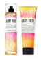 Bath and Body Works Happy Vibes Gift Set - Fine Fragrance Mist & Body Cream - Full Size Bath & Body Works