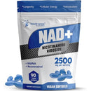 WELLNESS LABSRX NAD+ Supplement - Third-Party Tested NMNH Supplement Softgels, NAD Resveratrol 2500mg NAD Supplements for Anti-Aging, Longevity, and Cellular Health Support - Made in USA Infinity Warehouse