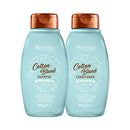 Aveeno Cotton Blend Sulfate-Free Shampoo for Light Moisture & Soothed Scalp with Aveeno Cotton Blend SulfateFree Conditioner with for Light Moisture Soothed Scalp Aveeno