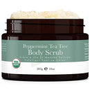 Organic Body Scrub - Peppermint Tea Tree Sugar Scrub for Body Polish, Exfoliating Body Scrub Exfoliator & Foot Scrub, Body Exfoliator, Body Scrubs for Women Exfoliation, Sugar Scrubs for Women & Men Beauty by Earth