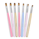 Beetles Gel Nail Brush, 7Pcs Poly Extension Gel Brush, Nail Art Tips Builder Brush Nail Painting Brush Pen Set for Home and Salon Use beetles Gel Polish