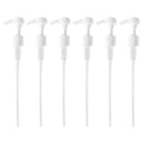 Geti Beauty SalonTop Shampoo Bottle Liquid Dispenser – 6-Pack Liter 33.8 oz Pump – Fits Common Shampoo and Conditioner Containers – Non-Slip Notch Design – 28/410 4cc Geti Beauty