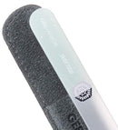 GERMANIKURE Czech Crystal Glass Nail File in Suede Leather Case - Enjoy Today - Professional Manicure & Pedicure Products for Smooth Easy Shaping of Natural Nails GERmanikure