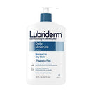 Lubriderm Daily Moisture Hydrating Unscented Body Lotion with Pro-Vitamin B5 for Normal-to-Dry Skin for Healthy-Looking Skin, Non-Greasy and Fragrance-Free Lotion, 16 fl. oz Lubriderm