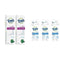 Tom's of Maine Fluoride-Free Antiplaque & Whitening Toothpaste, Whitening Toothpaste with Tom's of Maine Long Lasting Deodorant, Natural Deodorant, Deodorant, Unscented, 2.25 Ounce, Pack of Tom's of Maine