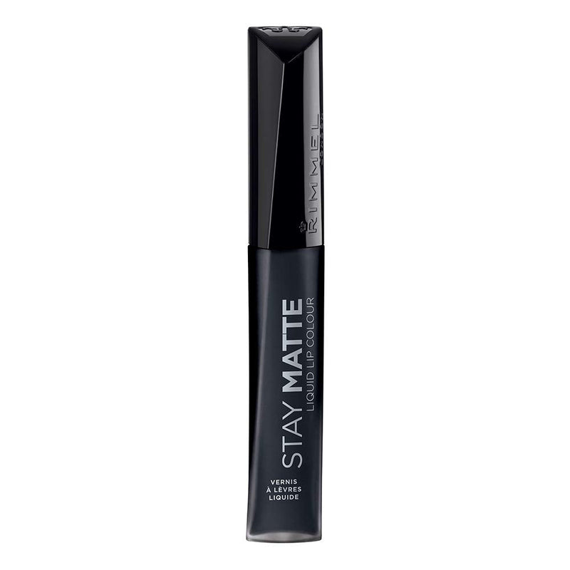 Rimmel Stay Matte Lip Liquid, Pitch Black, 0.21 Fl Oz (Pack of 1) Rimmel