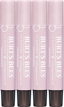 Burt's Bees Lip Balm Stocking Stuffer, Moisturizing Lip Shimmer Holiday Gift for Women, with Vitamin E & Coconut Oil, 100% Natural, Champagne, 0.09 Ounce (4 Pack) Burt's Bees