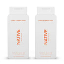 Native Body Wash Contains Naturally Derived Ingredients | For Women & Men, Sulfate, Paraben, & Dye Free Leaving Skin Soft and Hydrated | Eucalyptus & Mint 18 oz - 2 Pk Infinity Warehouse