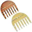 Giorgio G28 & G63 Small Travel/Purse Hair Detangling Comb, Wide Teeth Pocket Comb for Thick Curly Wavy Hair. Hair Detangler Comb For Wet and Dry. Handmade of Cellulose, Saw-Cut and Hand Polished GIORGIO