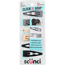Scunci No Slip Snap Clips, 6ct, 5cm Scunci