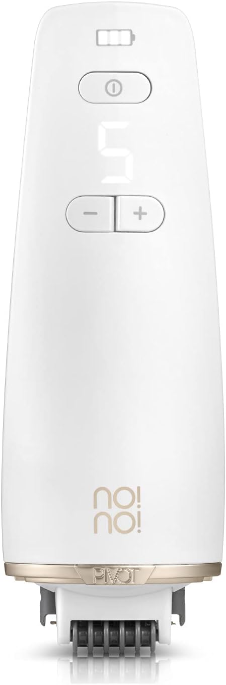 Pivot by No!No! The Ultimate Hair Removal System for Face and Body - Works Easily and Painlessly for Long Lasting, Semi-Permanent Results - Infinity Warehouse
