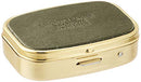 Naniwa Leather Tochigi Leather Metal case Jewelry Box (Square), khaki, One size Naniwa Leather