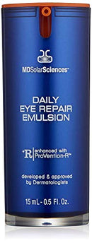MDSolarSciences Daily Eye Repair Emulsion Collagen Peptides + Antioxidants Help Repair Soothe and Restore Skin's Firmness Elasticity, 0.5 Fl Oz MDSolarSciences