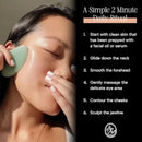Mount Lai Rose Quartz Gua Sha Facial Tool – The Stone of Graceful Radiance – 100% Genuine Rose Quartz Stone Face Sculpting Tool for Lymphatic Drainage, Puffiness Reduction & Graceful Beauty Infinity Warehouse
